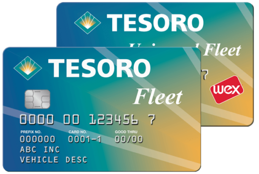 Tesoro Fleet Cards - Stacked